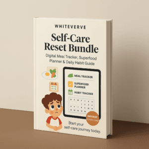 Self-Care Reset Bundle :Digital Meal Tracker, Superfood Planner & Daily Habit Guide