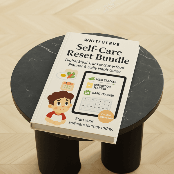 Self-Care Reset Bundle :Digital Meal Tracker, Superfood Planner & Daily Habit Guide - Image 5